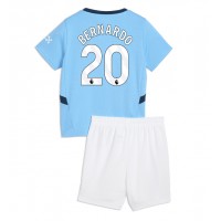 Dječji Nogometni Dres Manchester City Bernardo Silva #20 Domaci 2024-25 Kratak Rukav (+ Kratke hlače)